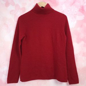 Fenn Wright Manson Women's 2-Ply Pure Cashmere Sweater Turtleneck Size M